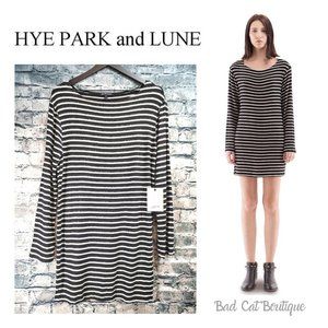 Hye Park and Lune | Stacy Black White Stripe Dress